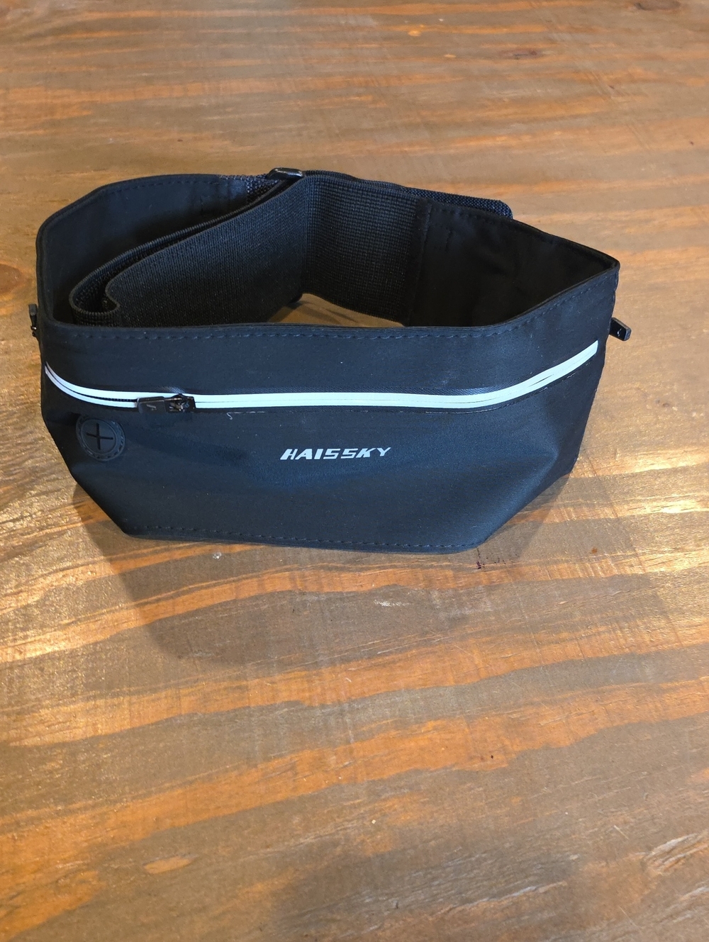 Black Reflective Waist Belt Bag